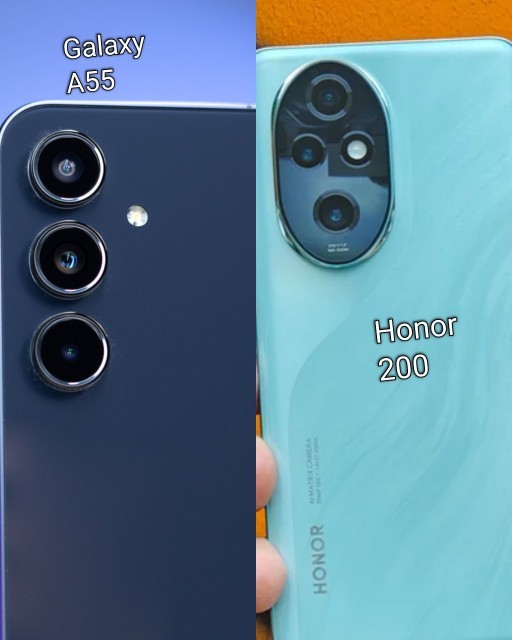 Samsung Galaxy A55 mi Honor 200 mü?