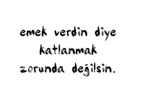 Zorunda olmadığın bazı şeylerin farkında mısın?