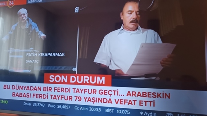 Ferdi tayfurun cenazesi akm de konusma yapiliyor be dusunuyorsunuz?