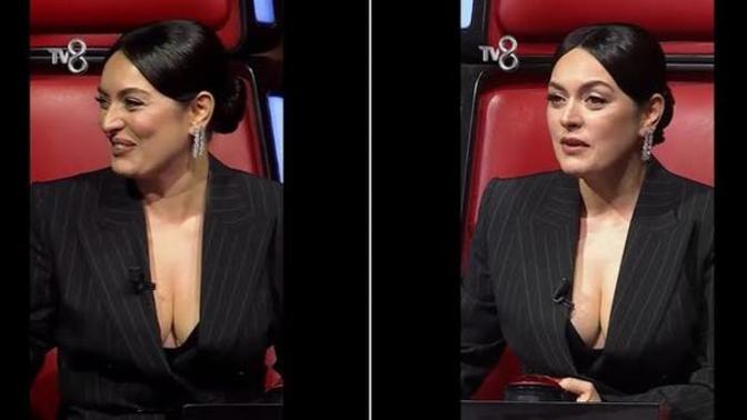 O Ses Türkiye de Hadise ve Ezgi mola neden dekolte show yaptı sizce?