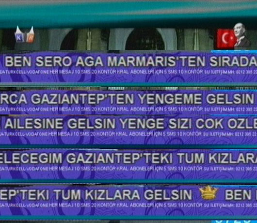 Hiç TV müzik kanalına mesaj gönderdiniz mi?