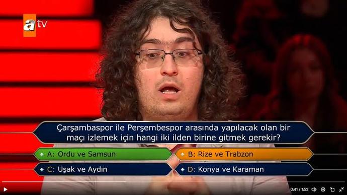 Kim milyoner olmak isterde hangi soruda elenirdiniz sizlere söyleyim mi?