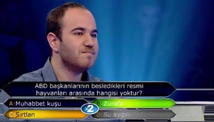 Kim milyoner olmak isterde hangi soruda elenirdiniz sizlere söyleyim mi?