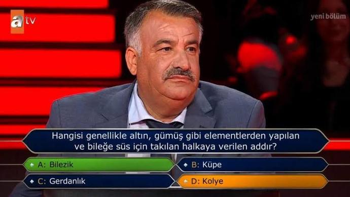 Kim milyoner olmak isterde hangi soruda elenirdiniz sizlere söyleyim mi?