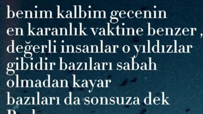 Sizin için sonsuza dek özel kalacak biri var mı?