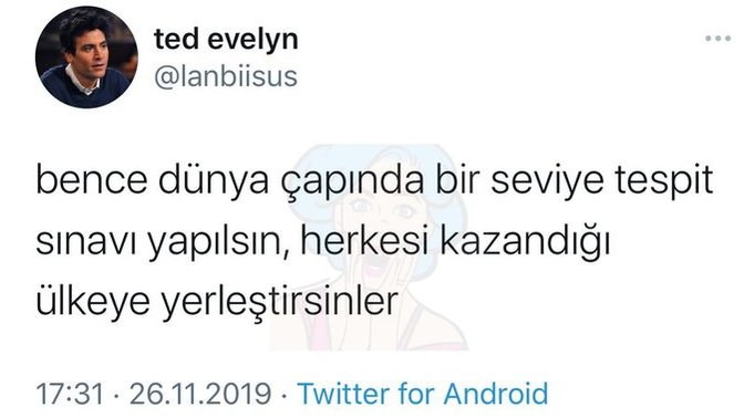 Dünya çapında seviye tespit sınavına göre bir ülke vatandaşı olsak hangi ülkeye düşerdiniz? Neden?