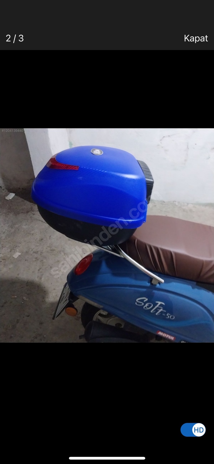 Scotter motosıkletın arka çantası kötü mü?