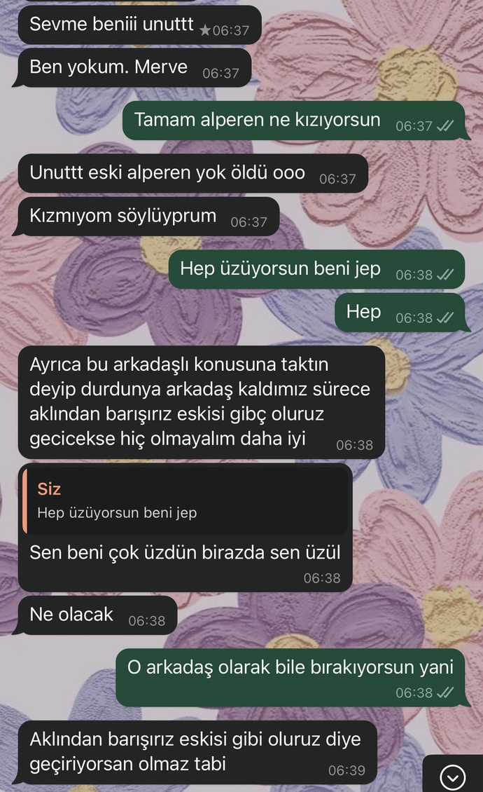 Hem seviyorum deyip hemde bizden olmaz diyen erkek derdi ne sizce?