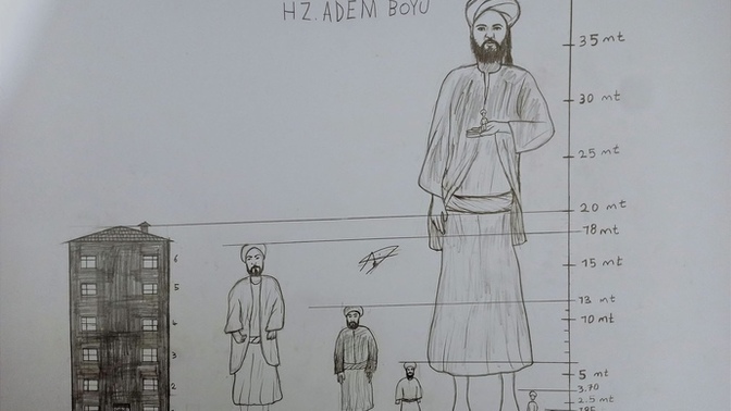 İlk insanların boyları 40 metre miydi?