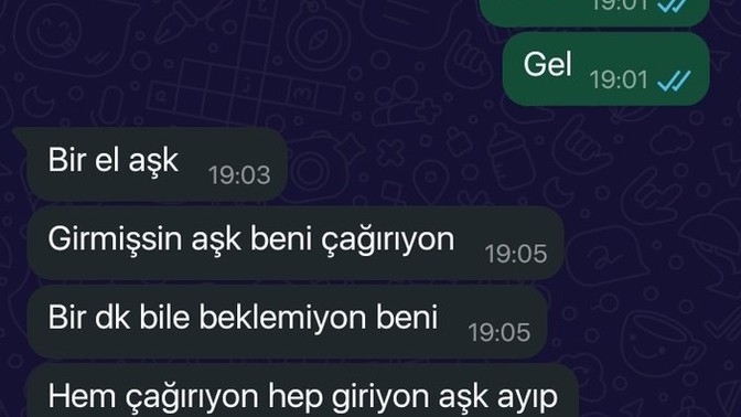 Sevgilimi beklemeden oyuna girdiğim için beni azarladı alınmış haklı mııı?