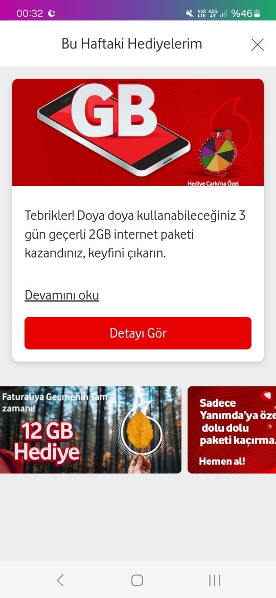 En son nereden ne zaman hediye internet aldınız?