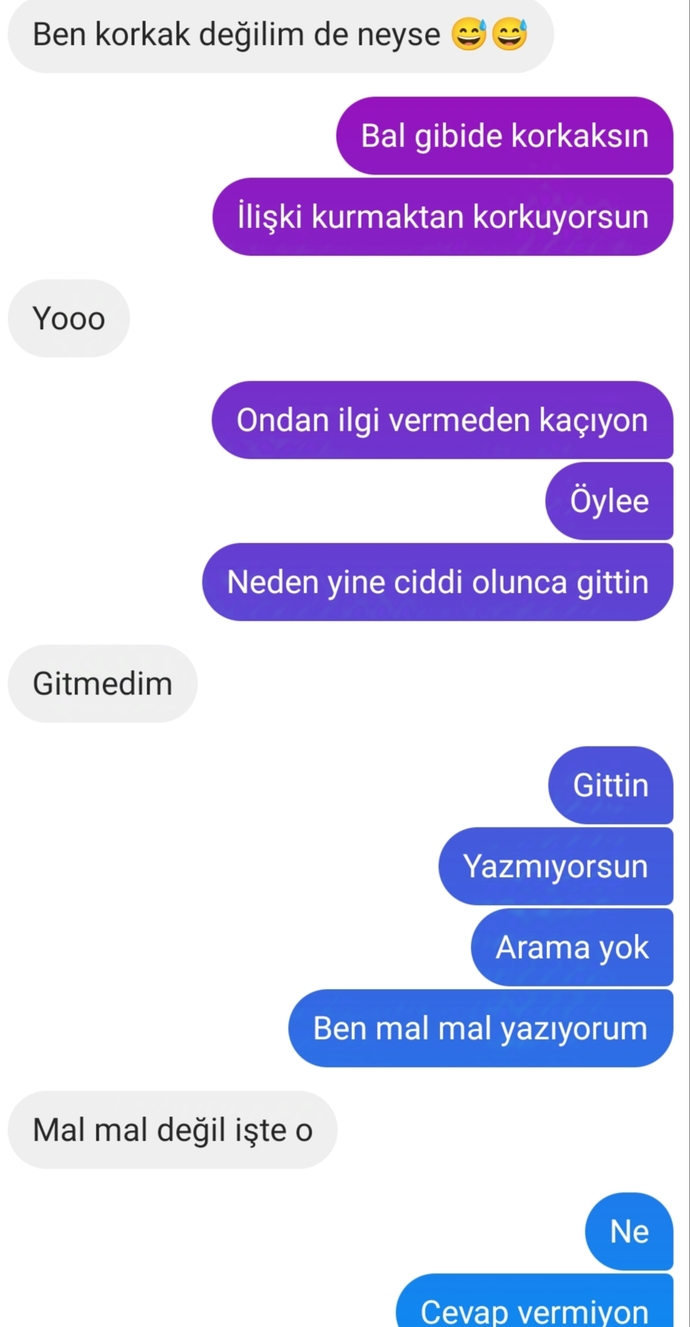 Eski sevgilim barışma sürecindeyiz böyle şeyler dedi anlamadım seviyor mu sevmiyor mu?