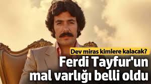 Ferdi Tayfurun mal varlığı dudak uçuklattı peki sizin mal varlığınız ne kadar?