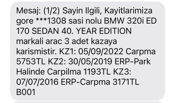Araba alacağım sizce bu kaza tutanağı kayda değer midir…?