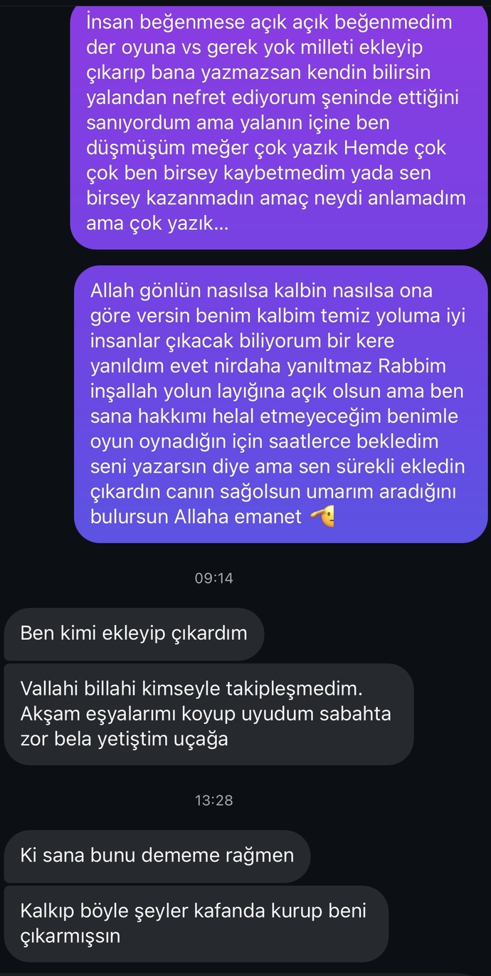 Biriyle flört halindeydim ve?
