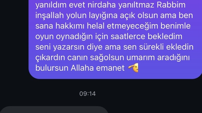 Biriyle flört halindeydim ve?