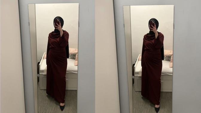 Sade modelleri seviyorum. Düğün için bu elbise nasıl?