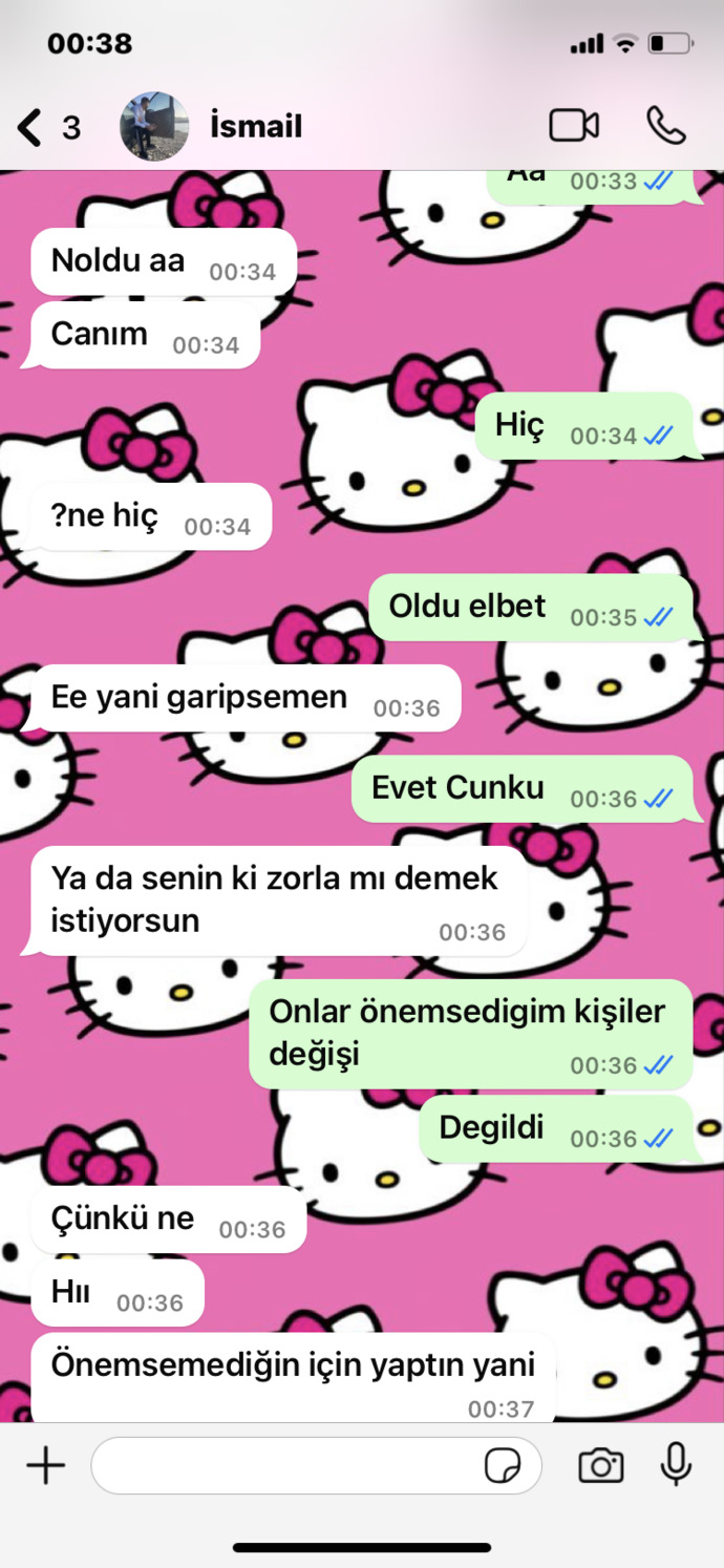 Sevgilim beni ne sanıyor ortalık malı falan mı?
