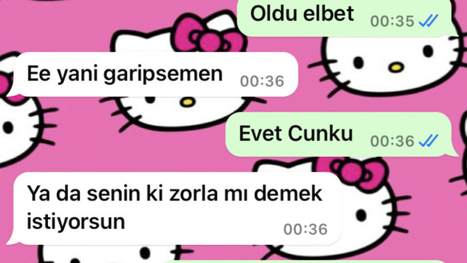 Sevgilim beni ne sanıyor ortalık malı falan mı?