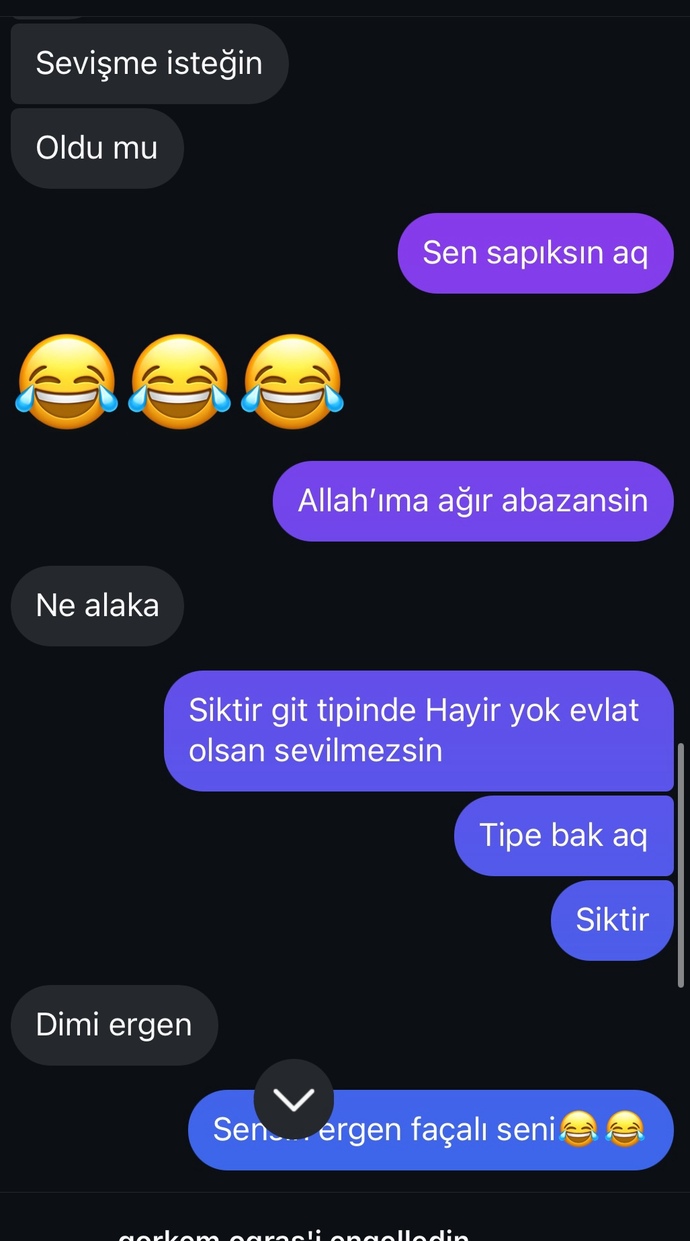 Niye bütün 0,,, evlatlari beni buluyor?