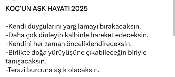 Burcunuza göre 2025 yılında aşk hayatınız nasıl olacak, öğrenmek ister misiniz?