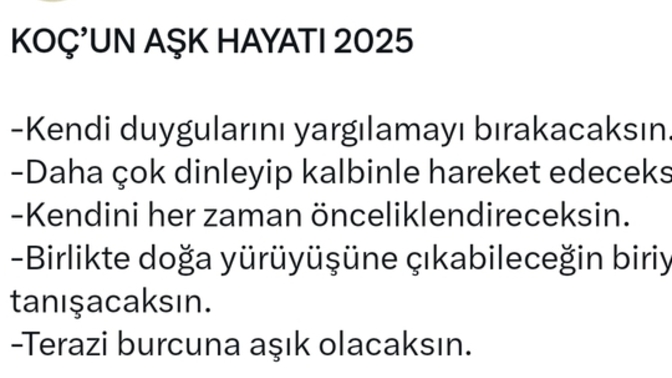Burcunuza göre 2025 yılında aşk hayatınız nasıl olacak, öğrenmek ister misiniz?