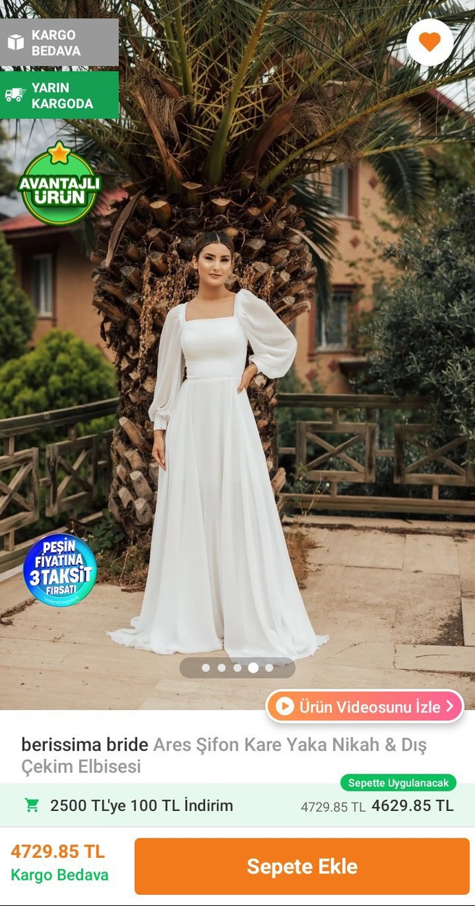 Nikaha bu elbise nasıl?