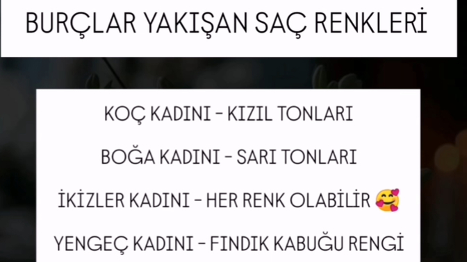 Burçlarda yakışan saç renkleri nelerdir?