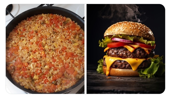 Bulgur pilavı mı Hamburger mi?