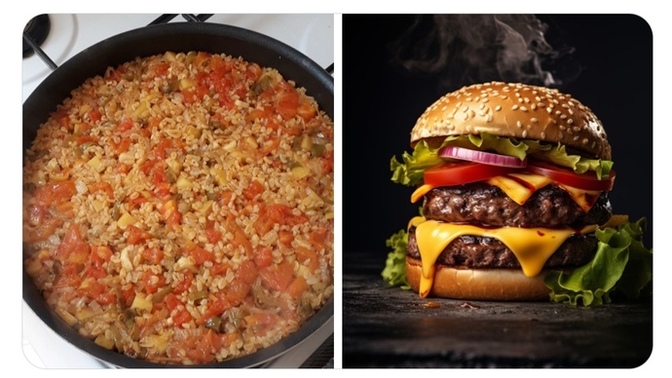 Bulgur pilavı mı Hamburger mi?
