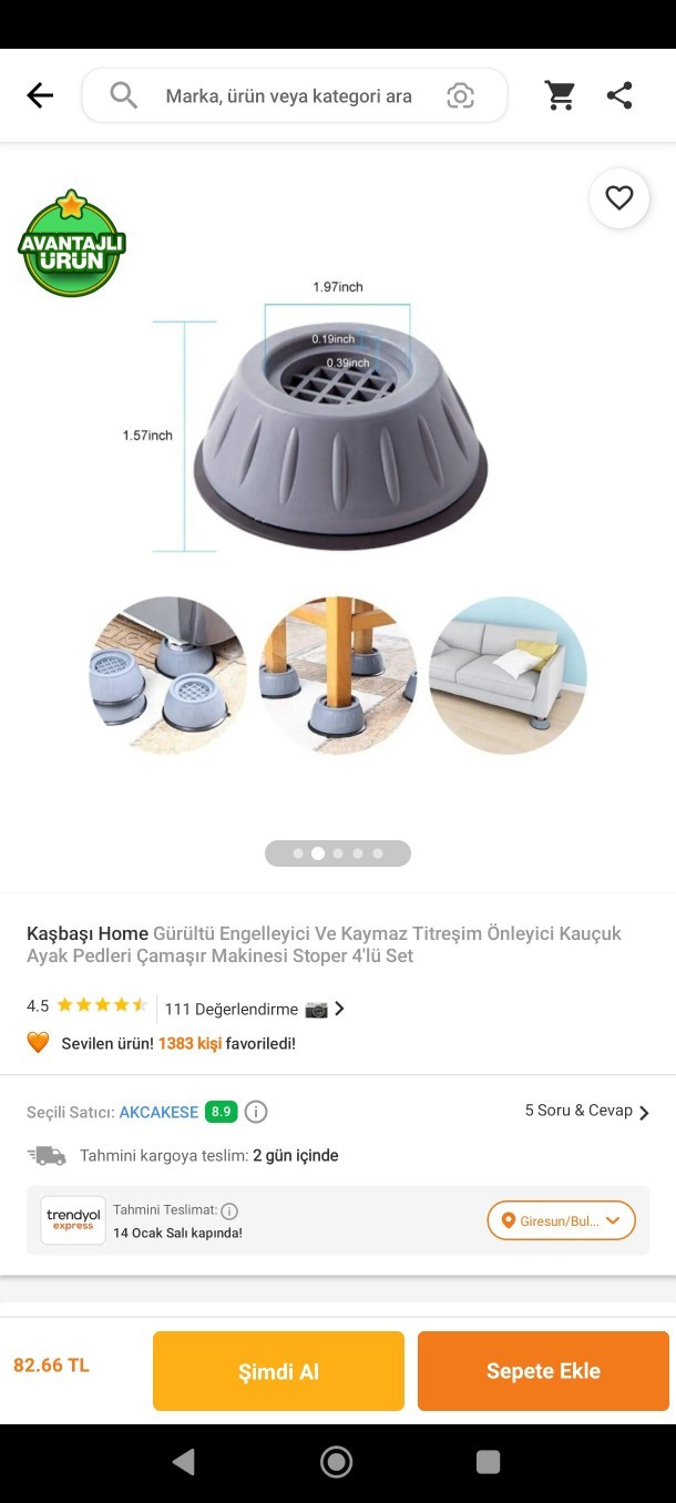 Çamaşır makinesi sallanma?