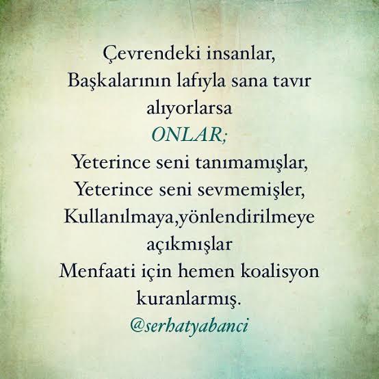 Başkalarının sözüyle hareket eder misiniz?