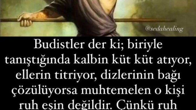 Budistlerin bu sözüne katılıyor musunuz?