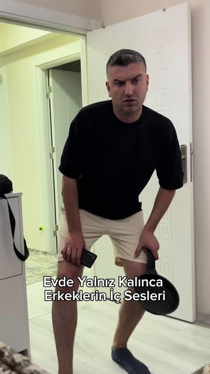 Erkekler evde tek kalınca ne yapar?