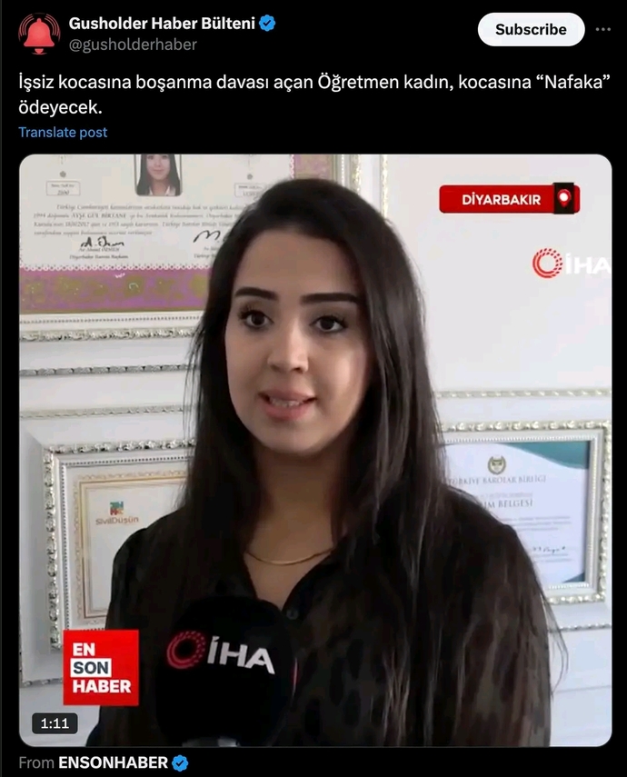 Artık kadınlar da Nafaka ödesin mi?