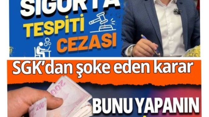 ÇALIŞANLAR BUNLARI YAPMAYIN! HİLELİ SİGORTA BAŞINIZI YAKAR! SOSOYAL GÜVENLİK KURUMU HİLELİ SİGORTA YAPTIRANLARI MERCEK ALTINA ALDI?