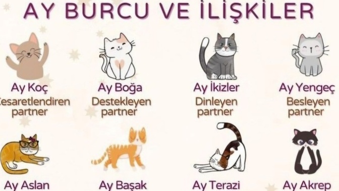 Ay burcunuza göre ilişkilerde nasılsınız?