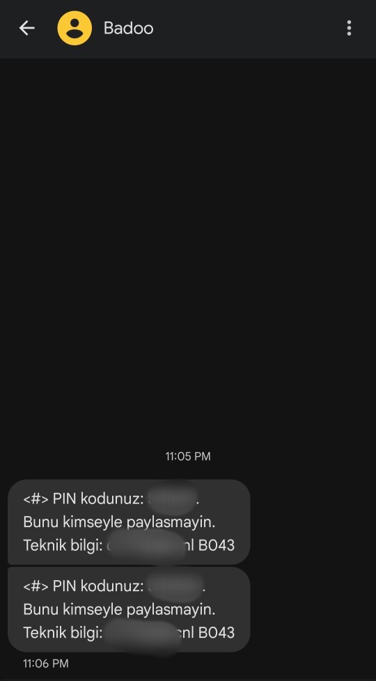 Neden böyle bir mesaj geldi?