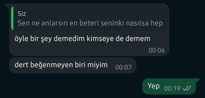 İnsanların dertlerini, acılarını küçümser misiniz?