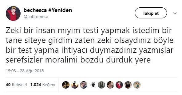 Zeki olduğuna inanıyor musun?