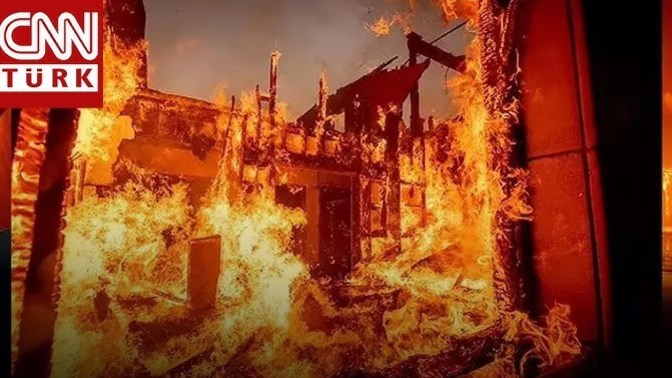 Yangın çıkaran beraberinde 100 km rüzgarı veren gücün sahibi Allah değil de nedir?