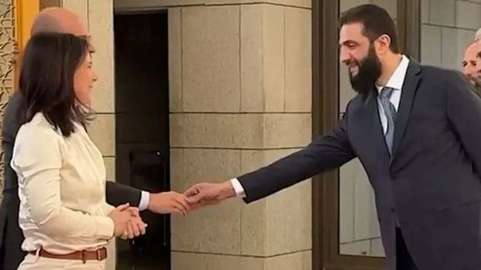 Suriye lideri, Alman kadın bakanın elini sıkmadı kabalık mı karizmatik mi?
