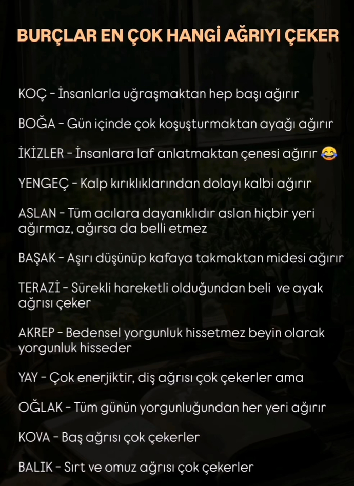 Burçlar en çok hangi ağrıyı çeker?