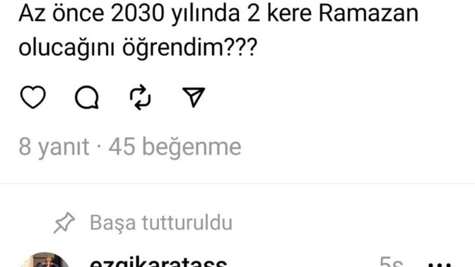 Beş yıl sonra kendinizi nerede görüyorsunuz ( ben 2030 da olacak olan iki ramazan ayının bilmem kaçıncı gününde 🙂👇🗓️🌙)?