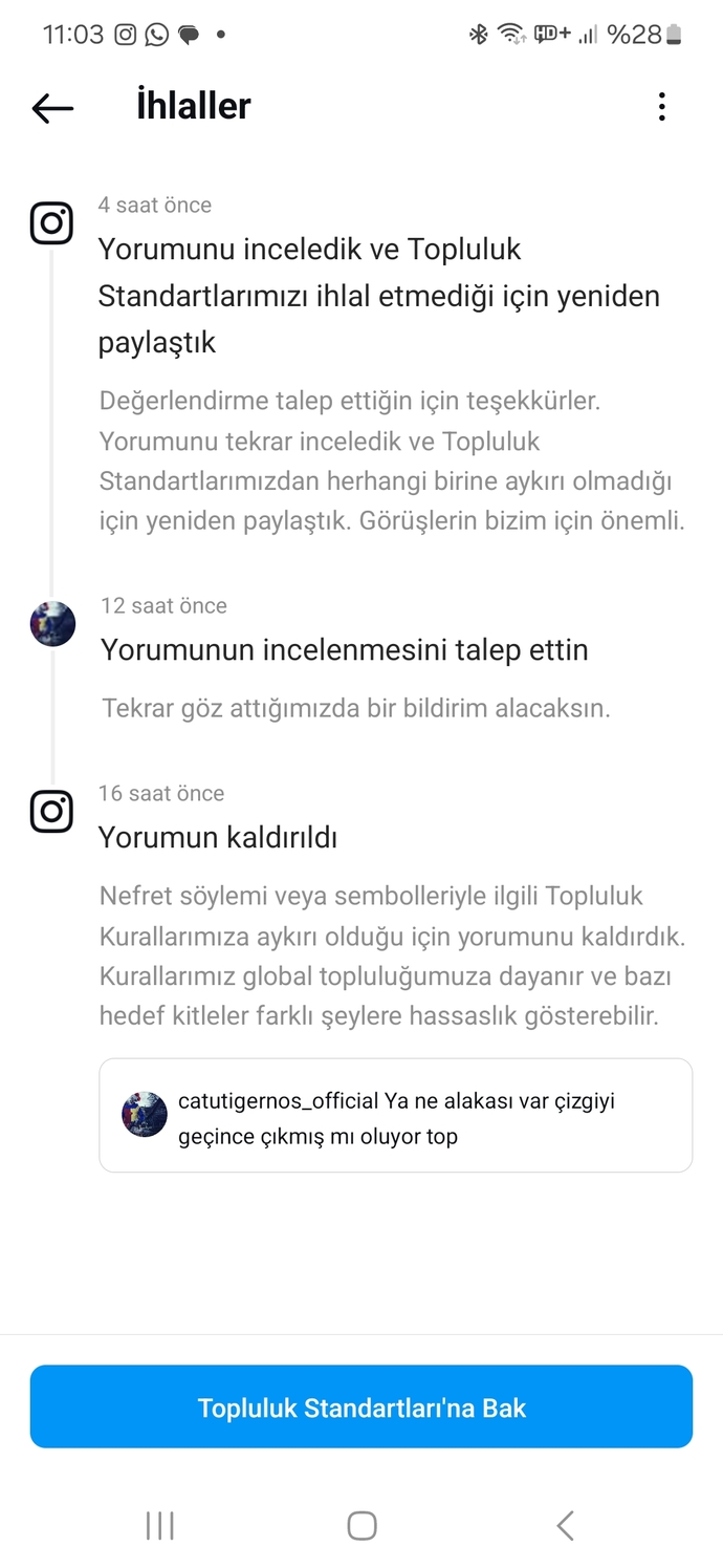 Sosyal medyada hiç paylaşımınız kaldırıldı mı 🤔?