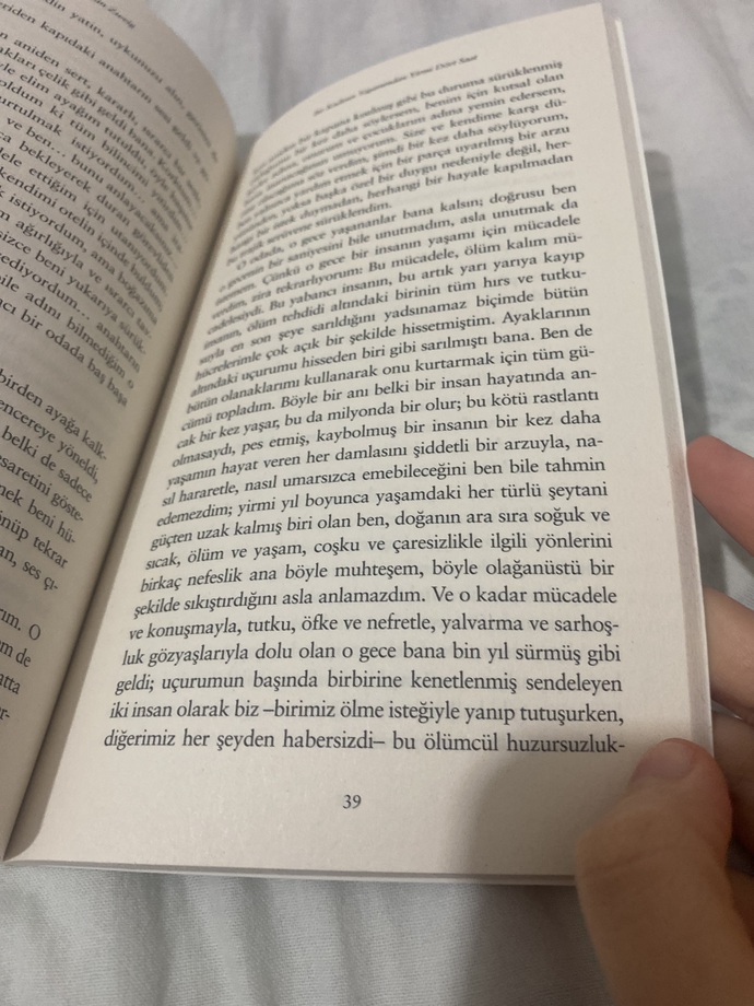 En son okuduğunuz kitabın son cümlesini yazar mısınız?