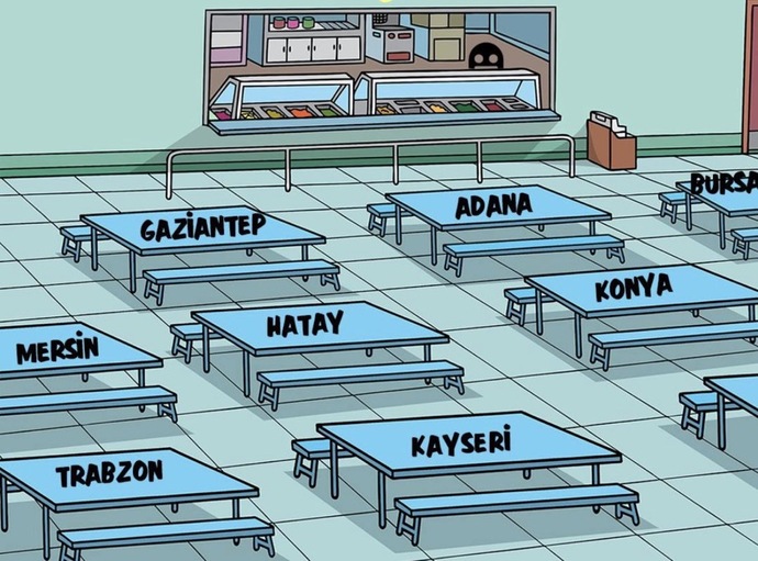 Diyelimki karnın acıktı, yemekleri için hangi şehrin masasına oturursun?