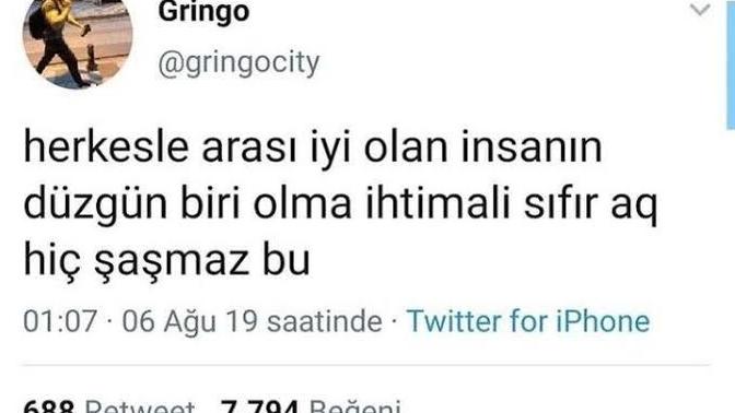 Madem görüşmüyorsun neden takibe alıyorsun demek istediğin biri var mı?