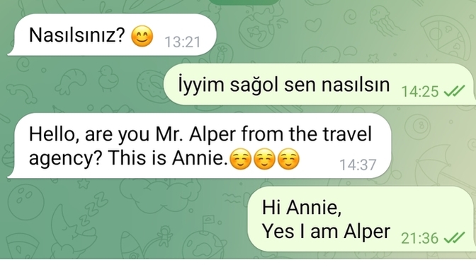Bir dolandırıcı tarafından size hiç görüldü atıldı mı🤔?