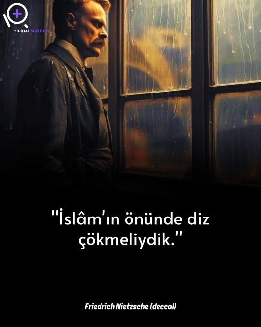 Nietzsche nin deccal kitabının sonunda yazan o son kelime. ?